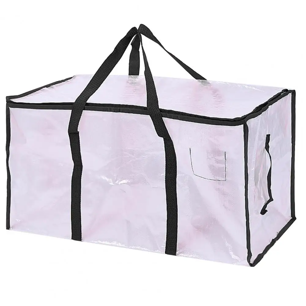 

Прозрачная сумка для хранения одеял, вместительная сумка для хранения с двумя ремешками, влагостойкая, Пыленепроницаемая, идеально подходит для фотографий