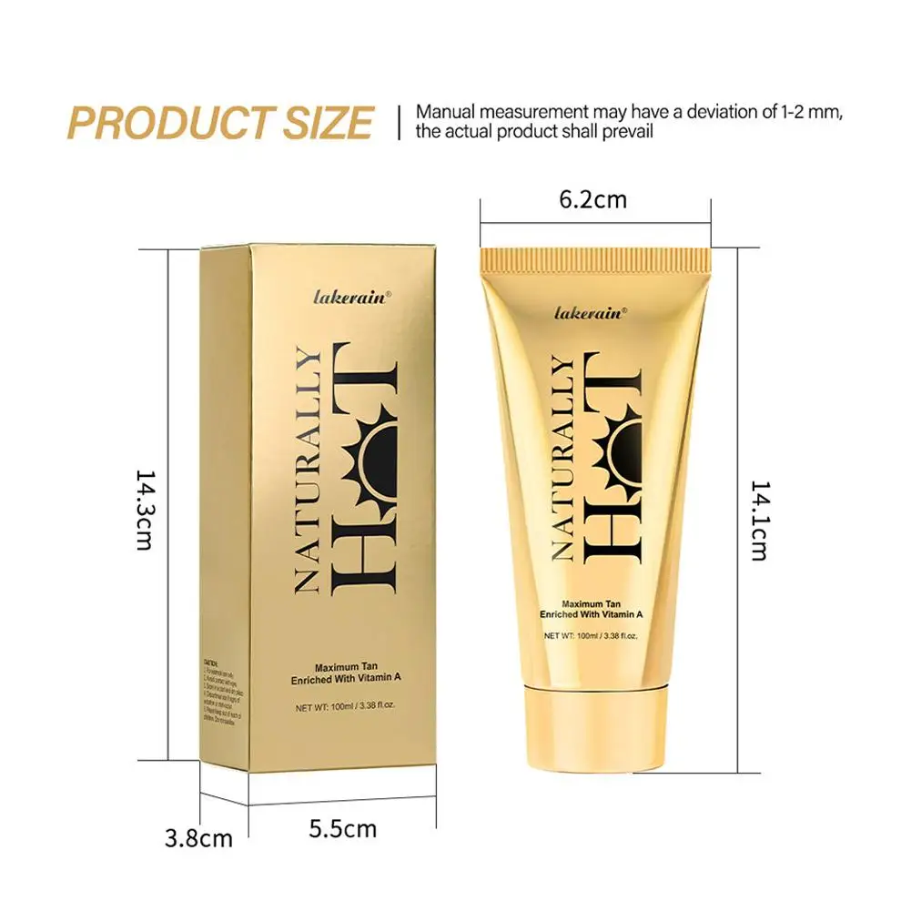 100ml Body Self Tanning Mousse Fake Tan Bronze Skin Quick Natural Tanning Mousse Body Bronzer Sunless Self Tanner Face