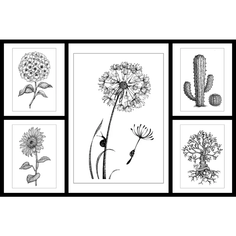 7*10cm Butterfly Plant Flowers Clear Seal House Rubber Stamps DIY Handbook Cute Crafts Album Scrapbooking Journaling Supplies clear stamps clear rubber stamps