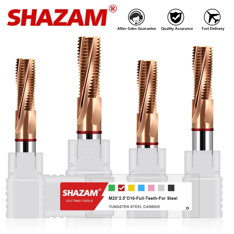 

Концевые фрезы SHAZAM HRC55 с полными зубьями, вольфрамовый стальной карбид, нанопокрытие, высокая твердость, для станков с ЧПУ