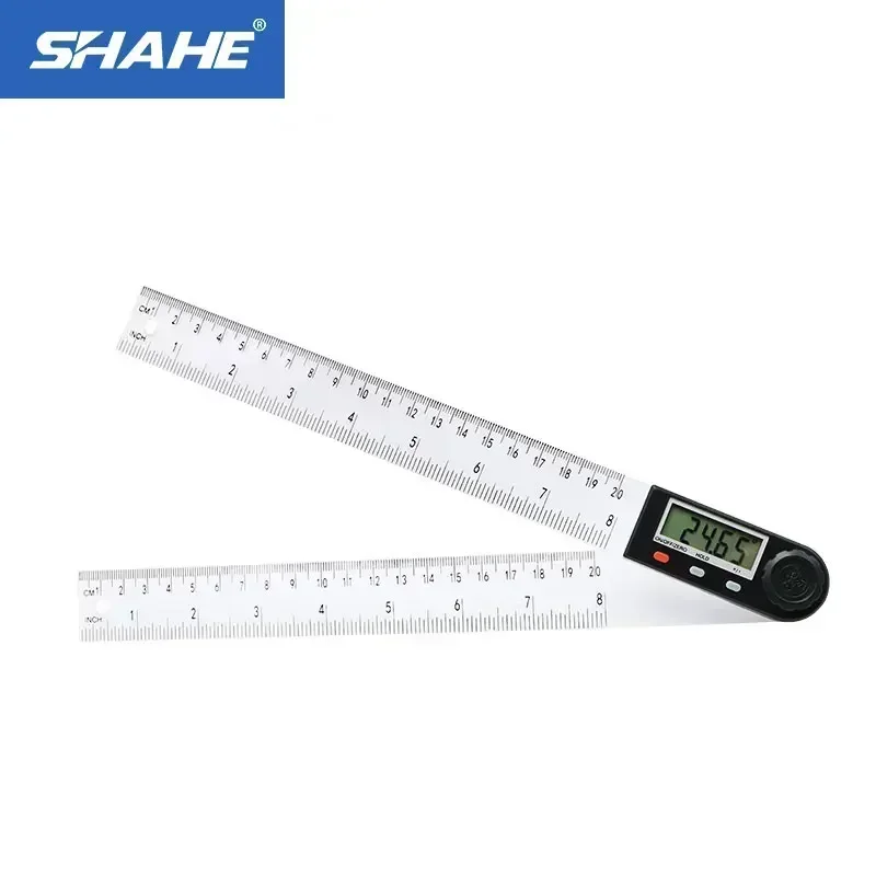 Shahe Angle Inclinometer 200 mm Angle Digital Ruler Electron Goniometer Protractor Finder Measuring Tools digital angle protractor angle measuring tool angle protractor digital angle meter digital inclinometer