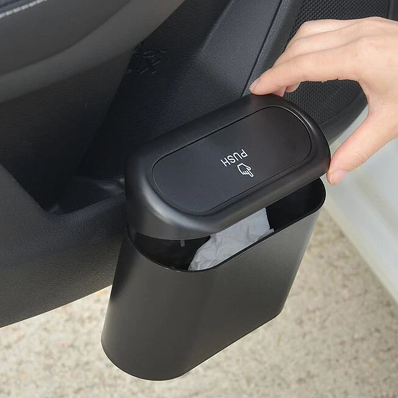 Car Hanging Trash Bin Vehicle Garbage Organizer For Suzuki SX4 SWIFT