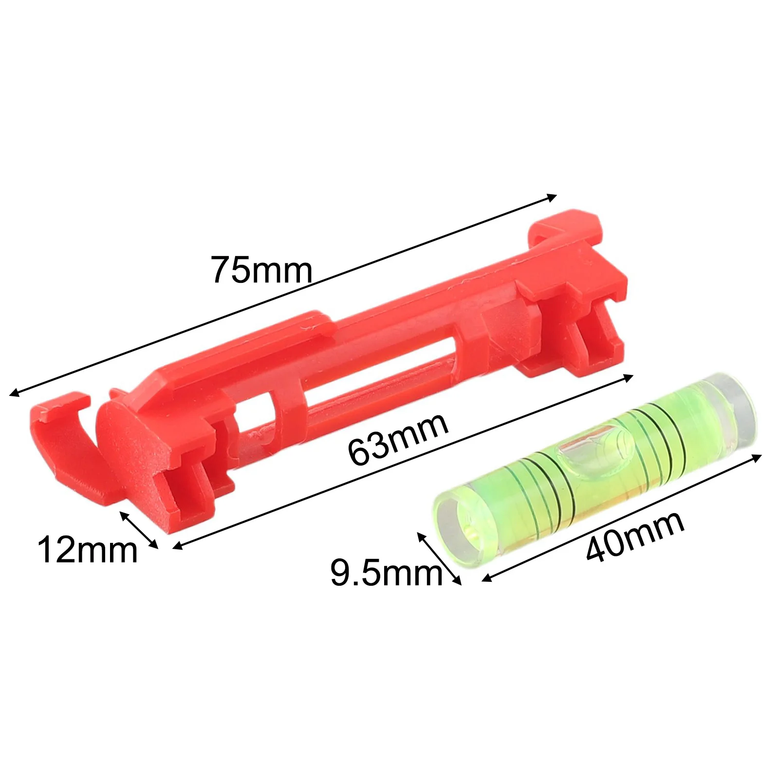 2/5 stücke Linie Hängen Wasserwaage Gradienter Für Gebäude Bau String Ebene Mini Horizontale BubbleLevels Werkzeuge – Detail 4