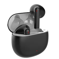 AI Translation Bluetooth Earbuds with Touch Screen & Noise Canceling (Type B - Black)