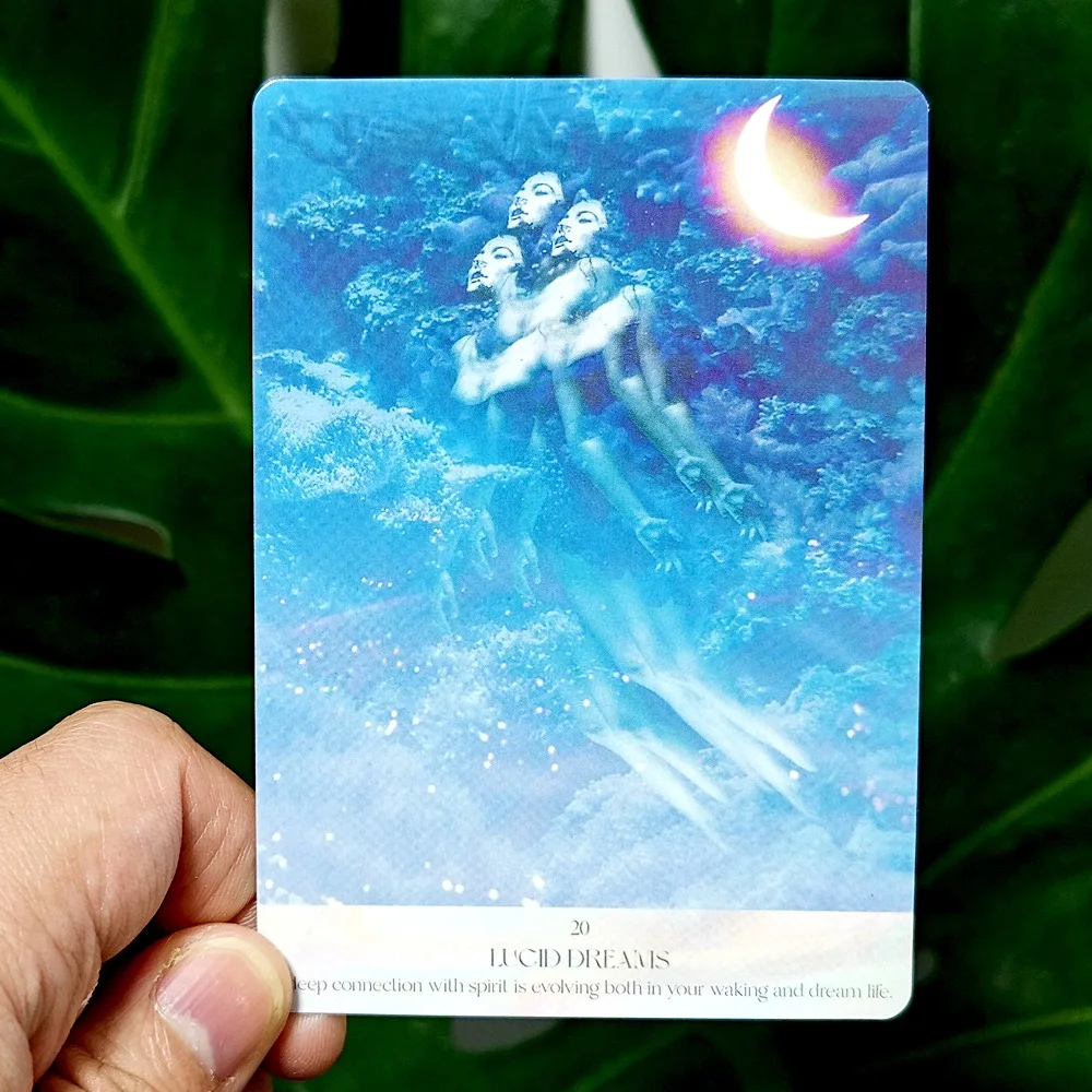 Salt Water Oracle Deck 10.4*7.3cm 55 Pcs Oracle Cards Help Clarify The World Around You Through A Deeper Perspective 6