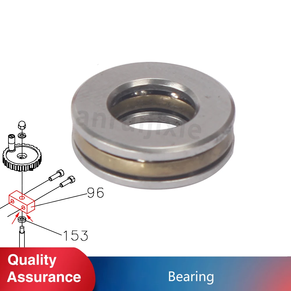 Bearing for Z-Axis Screw Support Block X- Axis&Y-Axis Screw Retainer SIEG X1-096-1&110-1&SX1&JET JMD-1  Mini Mill Spares 2020 profile x axis 2gt timing belt tensioner 3d printer parts 6mmtiming belt elastic clamp block adjuster cr10s ender3 pro v2