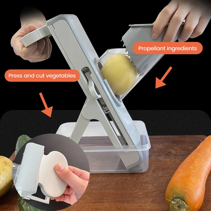 Cordial Shining Kitchen Multifunctional Vegetable Chopper Fruit Slicer Carrot Potato Manual Shredder Kitchen AccessoriesTools