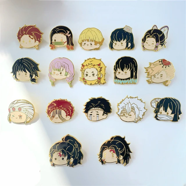 Custom Design Metal Cute Cartoon Character Lapel Pin Badge Hard Enamel  Anime Kimetsu No Yaiba Broach Demon Slayer Pins - China Demon Slayer Pins  and One Piece Anime Pin price