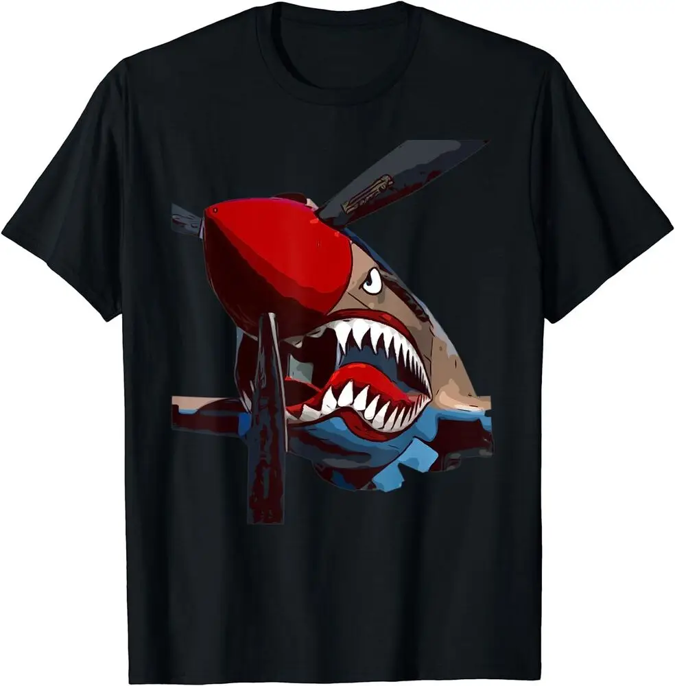 

Женская футболка с коротким рукавом P-40 Warhawk Fighter Aircraft WW2
