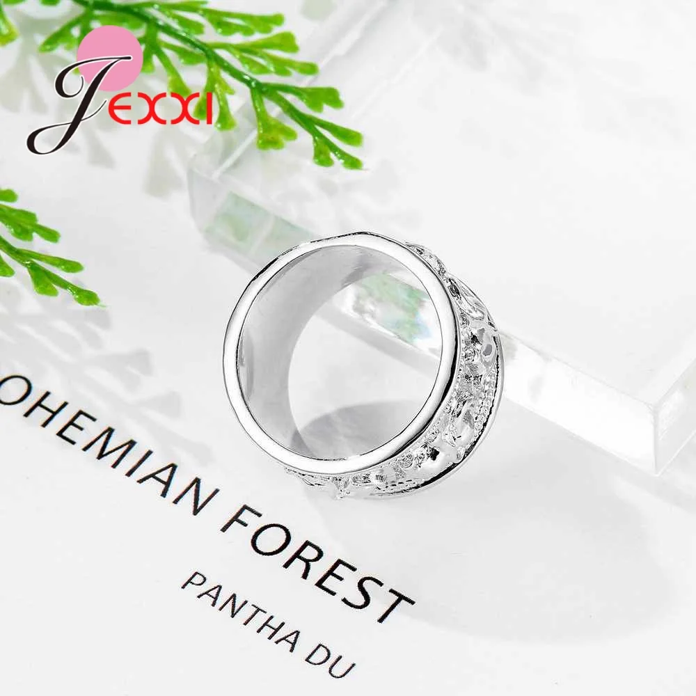 Animal Retro Cute Small Elephant Shape Big Rings 925 Sterling Silver Finger Ring For Women Fashion Jewelry silver ring,silver rings