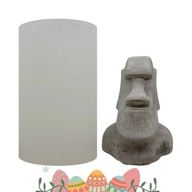 Moai Men Candle