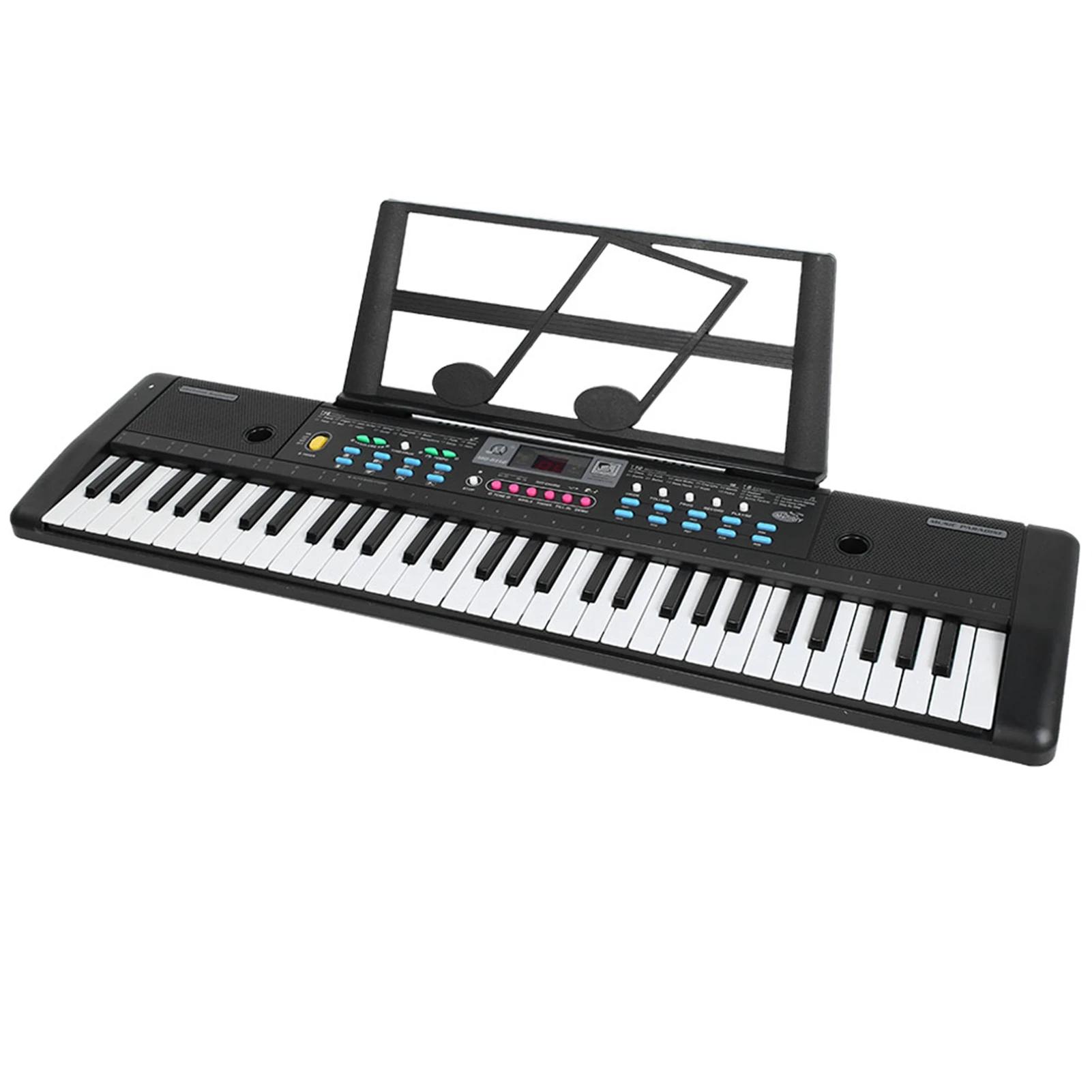 Multifunctional Electronic Keyboard 61 Keys Electronic Organ Portable Digital Music Keyboard with Mic Portable Digital