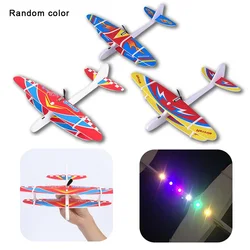 USB - Rechargeable Outdoor Foam Glider Toy | Hand - Launch Aerodynamic Flyer (1pcs With light)