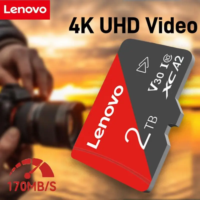 Lenovo Ultra Micro Tf Sd 128Gb 32Gb 64Gb 256Gb 512Gb A1 Scheda Sd Sd Tf Scheda Flash Scheda Di Memoria Classe 10 Per Telefono Spedizione Gratuita