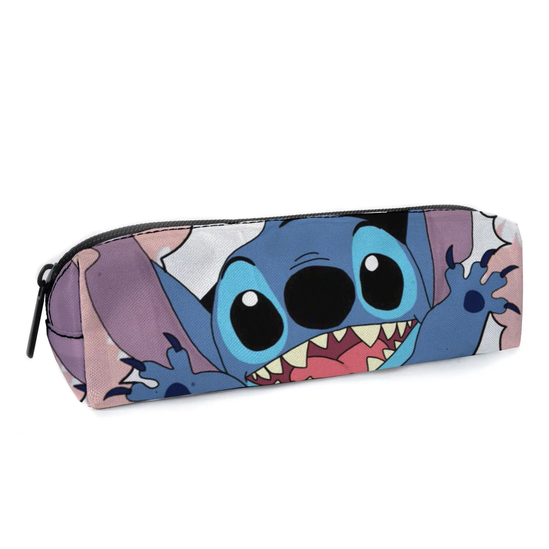 Lilo & Stitch Theme Cartoon Pencil Case School Student Stationery Organizer  Bag Makeup Bags Pen Pouch Gift