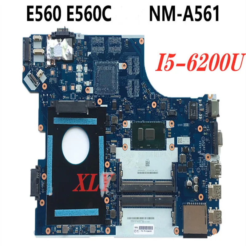 

Для Lenovo Thinkpad E560 E560C материнская плата для ноутбука BE560 NM-A561 CPU i5 6200U DDR3 100% тест