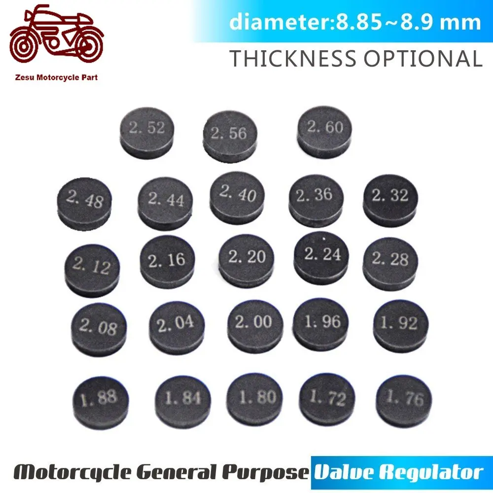 OuYi Motorcycle Adjustable Valve Shim Kit 8.85mm O.D. 1.72mm-2.6mm - Foto 12