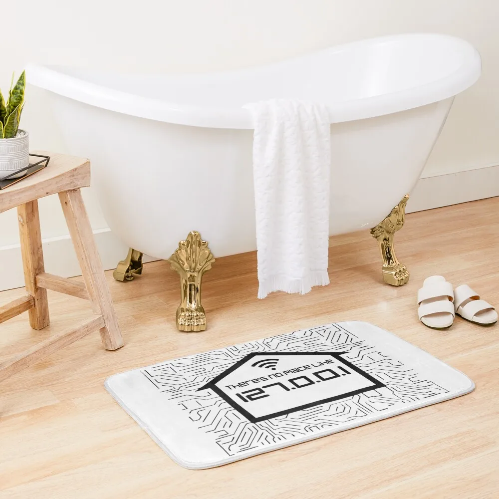 

There Is No Place Like Home 127.0.0.1 - Localhost Bath Mat Sleeping Room Rugs Wc Bathroom Slip Mat