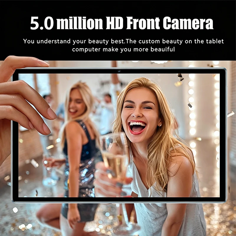 새로운 10.1인치 태블릿 글로벌 버전 안드로이드 13 옥타 코어 4GB 램 64GB 롬 4G LTE 듀얼 SIM HD 태블릿 PC 6000mAh