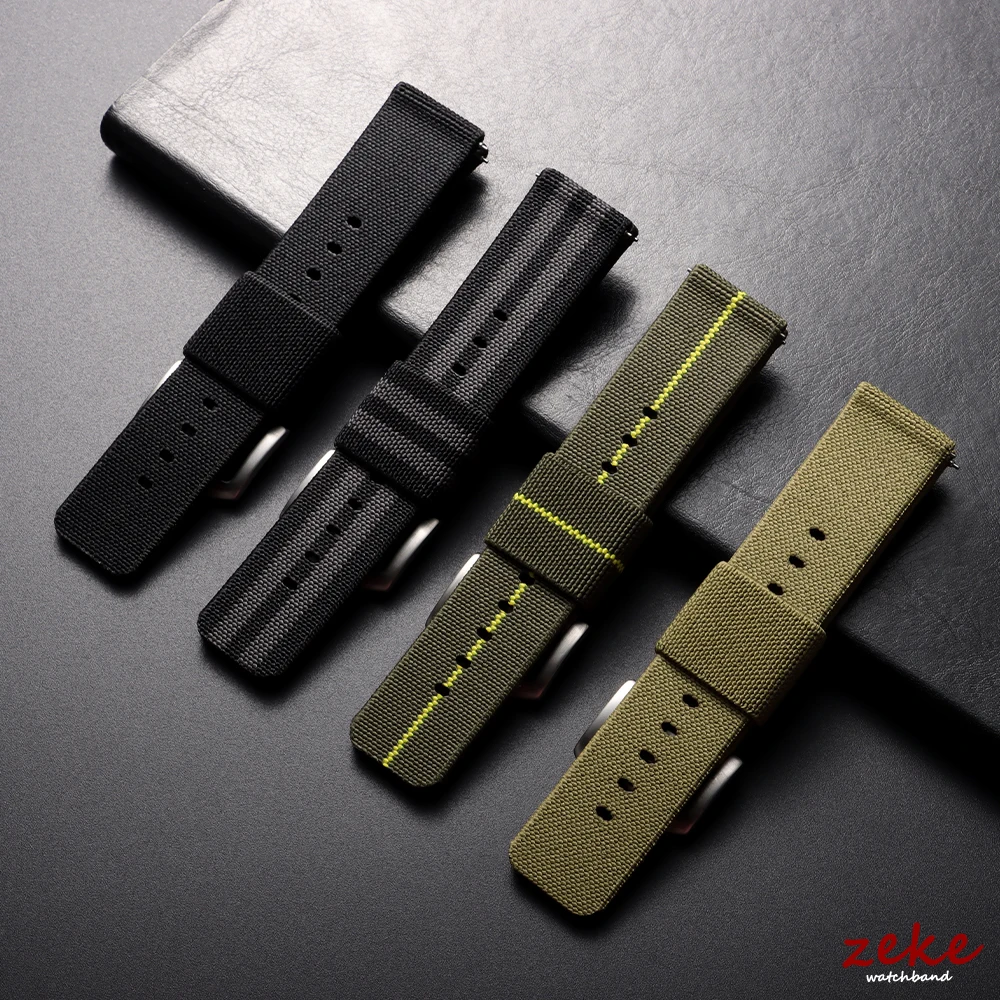 Nylon Braided Sport Watch Strap with Quick Release