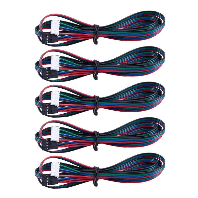 Estendido Nema 17 Stepper Motor Cabo 1m Longo Pinos Impressora 3d Dupont 5x