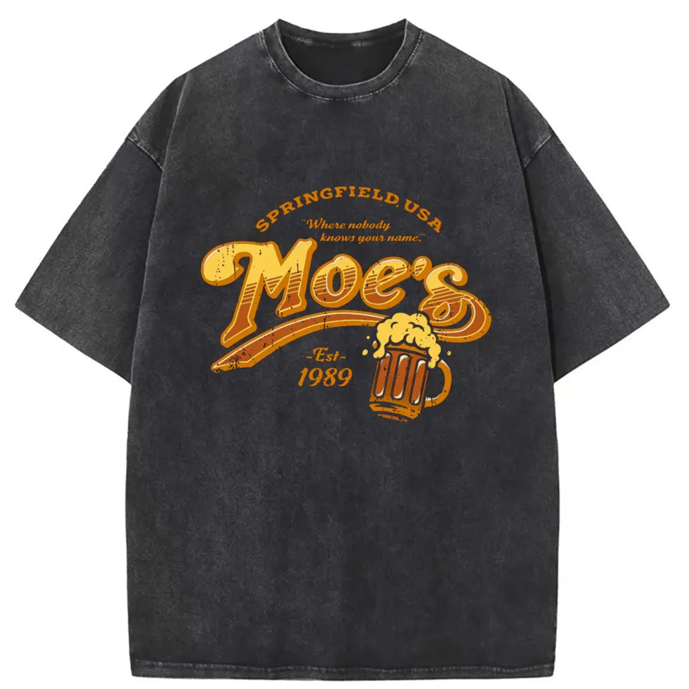 

Moes Beer New Washed Tshirt Beer Festival Long Sleeve Classic T Shirt for Men Sportswears Design Women Sweatshirts Oktoberfest