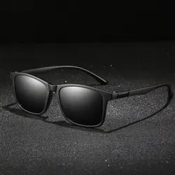 Premium Polarized Sunglasses - Unisex Classic Sport & Outdoor Eyewear (Black)