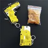 Keychain Rubber Band Toy Guns Folding Metal Gun Gifts Mini Pistol 1