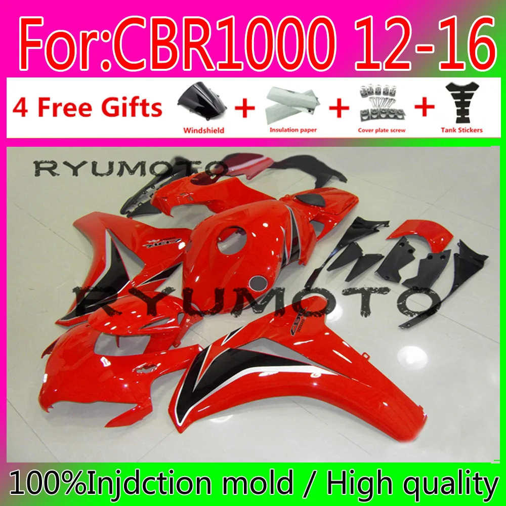 

New ABS Motorcycle Fairings Kit Fit For Honda CBR 1000 rr 2012 2016 CBR1000rr 2012 2016 CBR 1000 RR 12-16 fairings red