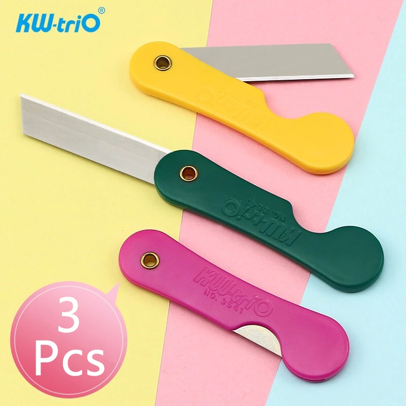 KWtriOPortableSimplicityColourFoldingUtilityKnifeLetterOpener