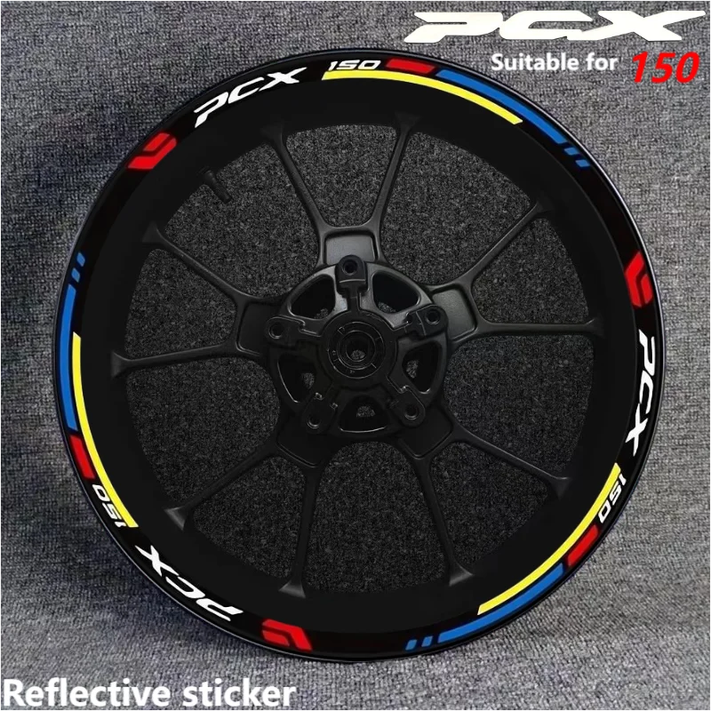 Reflective Wheel Hub PCX Frame Sticker For HONDA PCX150 Special Frame Strip Waterproof Motorcycle Also Equipped With Film custom custom luxury hanging label product hang tags with free slings special swing paper screen printing business card cmyk e