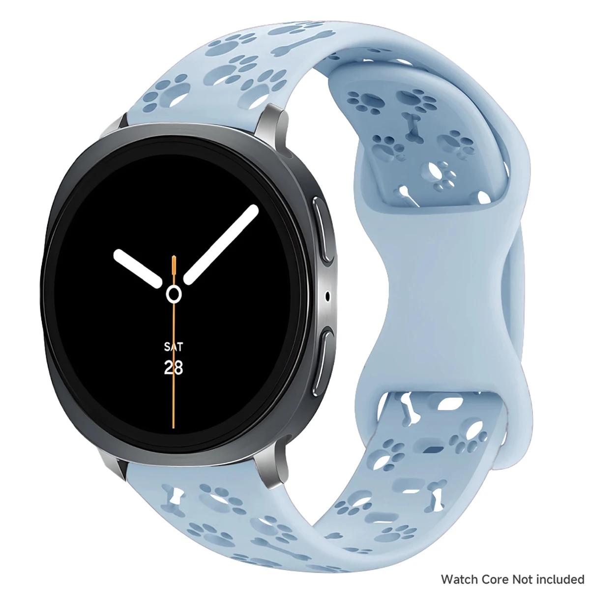 Sport Silicone Band for Galaxy Watch - No Gaps Design, 44mm/40mm & 46mm