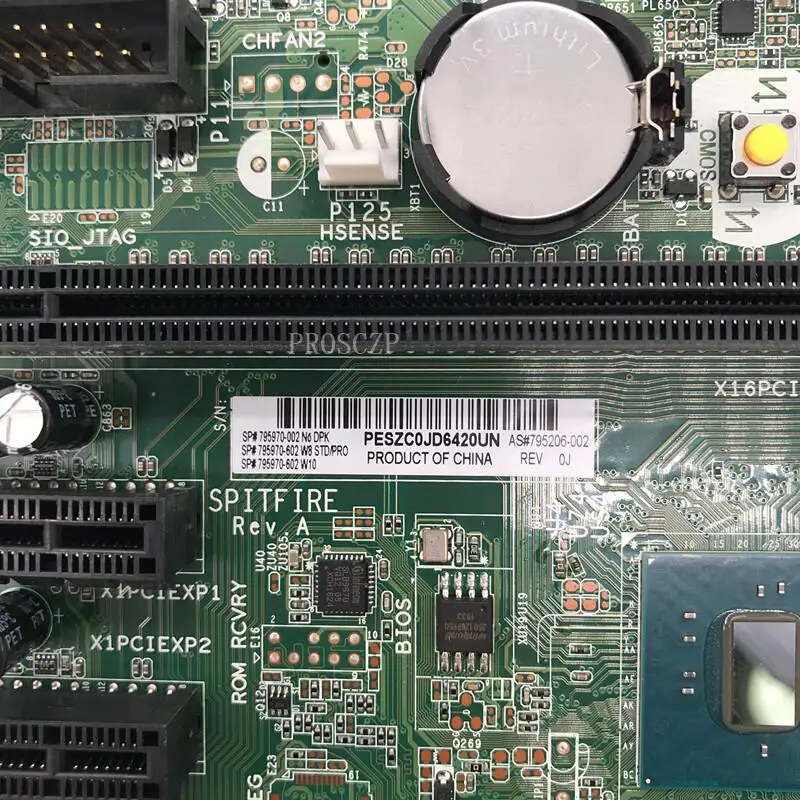 Mainboard 795970002 795970602 795206-002 para hp Elite 800 g2 Sff Desktop Placa-mãe Lga 1151 Ddr4 Q170 100 Funcionando Bem - Imagem 3