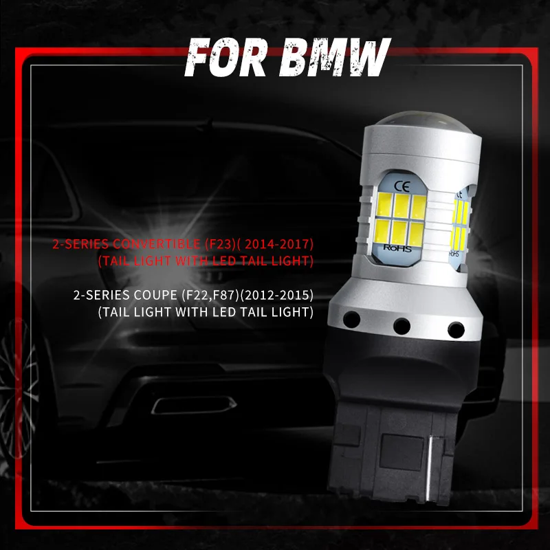 2 �� ���� ���� T20 LED ������ ����Ʈ ���� 7440 W21W BMW 2 �ø��� �����ͺ� ���� F23 F22 F87 LED �̵�, 218d 220i