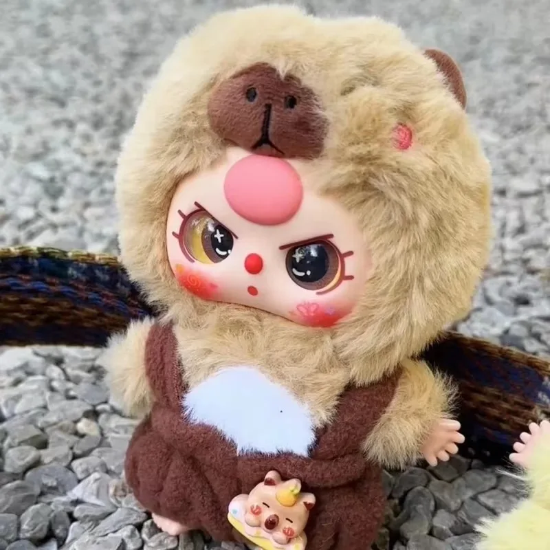 Genuine Baby Three Cutie Series Plush Blind Box Vinyl Bag Pendant Kawaii Doll Fashion Play Toy Decoration Doll Kid Birthday Gift
