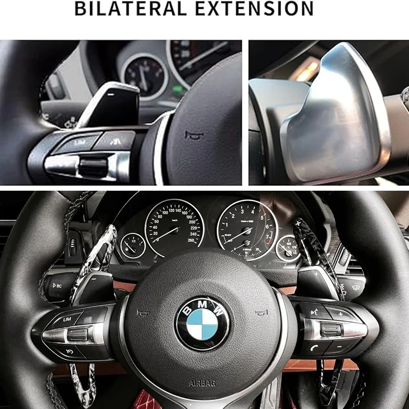 BMW 자동차의 고급스러운 스타일링을 완성하는 스티어링 휠 패들 시프터 확장