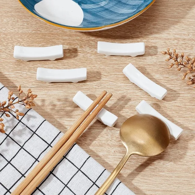 Poggia Bacchette A Forma Di Cane - Set Da 6 In Lega Di Zinco Per Cucina E Ristorante - Foto 14