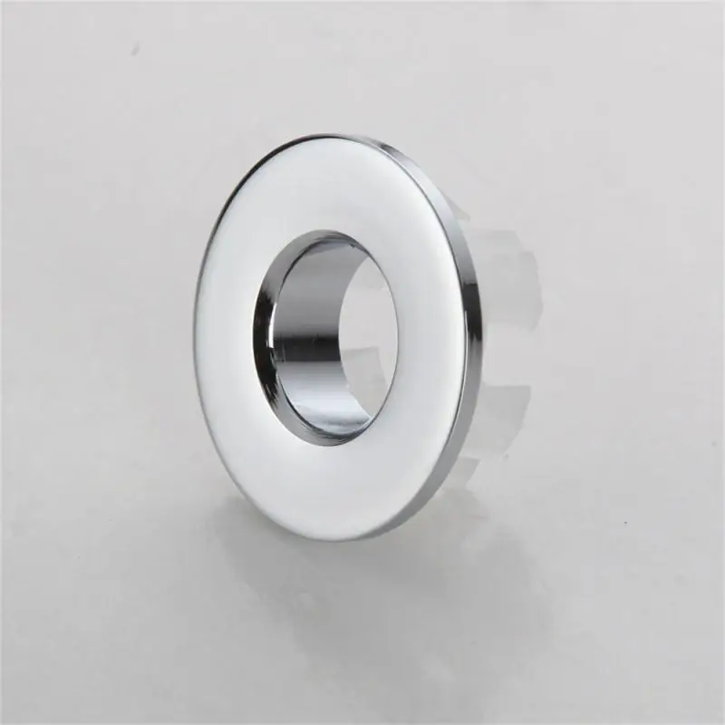 4/1Pcs Sink Hole Overflow Cover Basin Decoration Tub Drain Cover Sink Wash Basin Round Overflow Ring Plug For Kitchen Bathroom sink overflow cover bathroom sink overflow cover