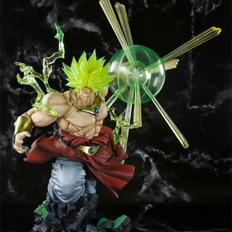 

Anime Dragon Ball Z Goku Action Figure Super Saiya Fierce Battle Brolli Model Theater Version Room Decorate Ornaments Dolls Toys