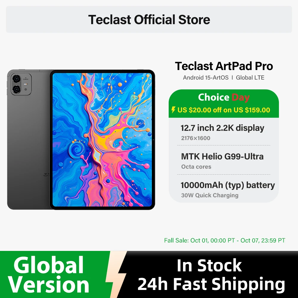 ワールドプレミア Teclast ArtPad Pro 12.7インチ 2.2K UHD