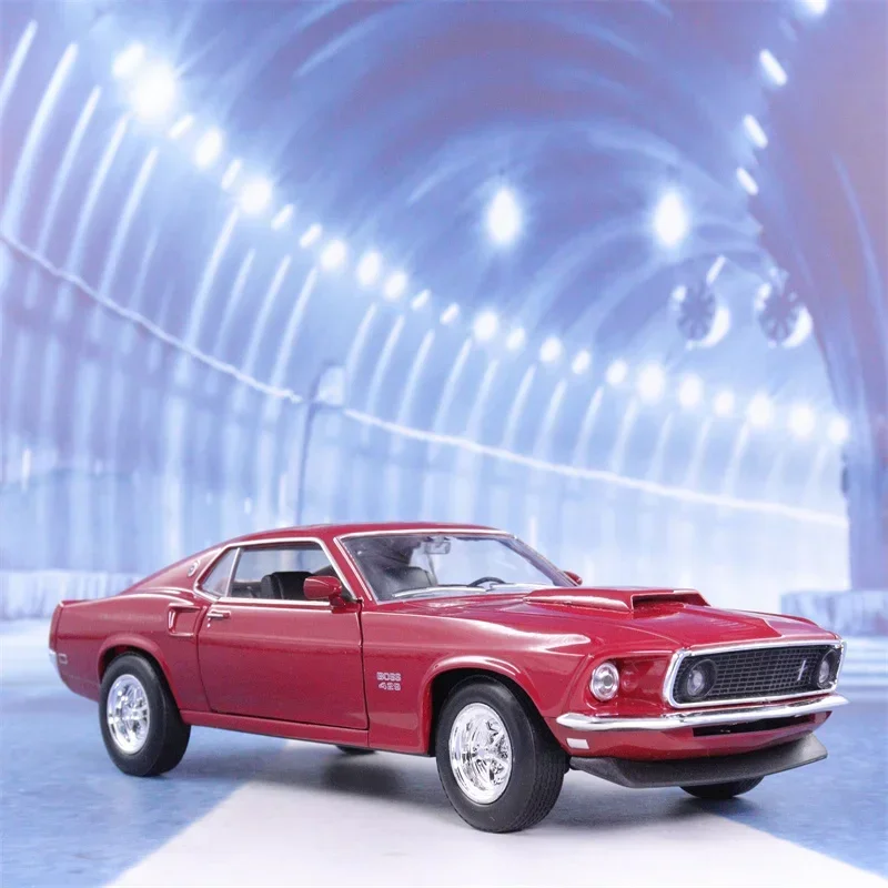 WELLY 1:24 1969 Ford Mustang Boss 429 High Simulation