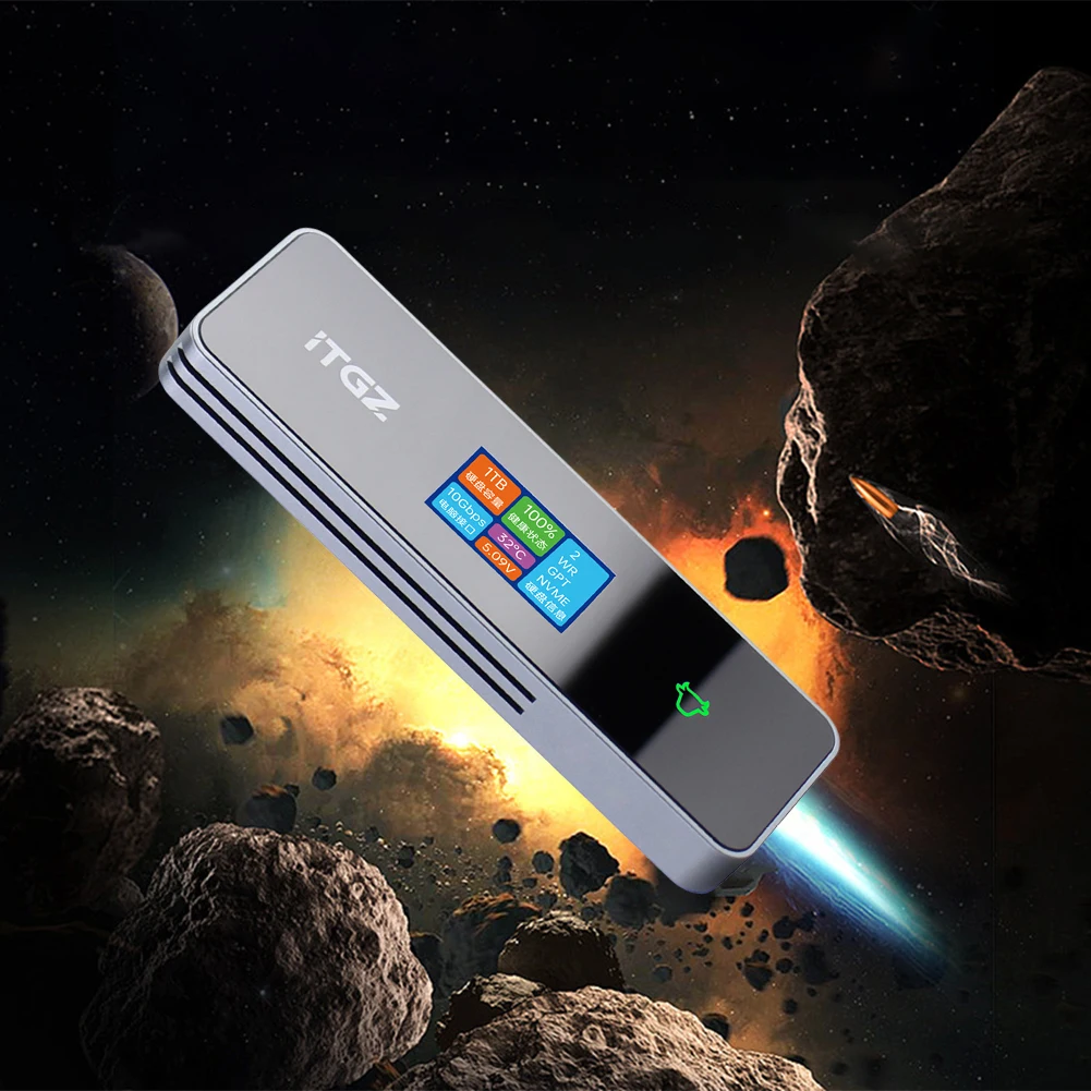 USB 3.2 Gen 2 NVMe NGFF SSD Ŭ,  M.2  ̽, M Ű, B + M Ű, ָ Ʈ ̺ Ŭ, RTL9210B, 1000 MB/s