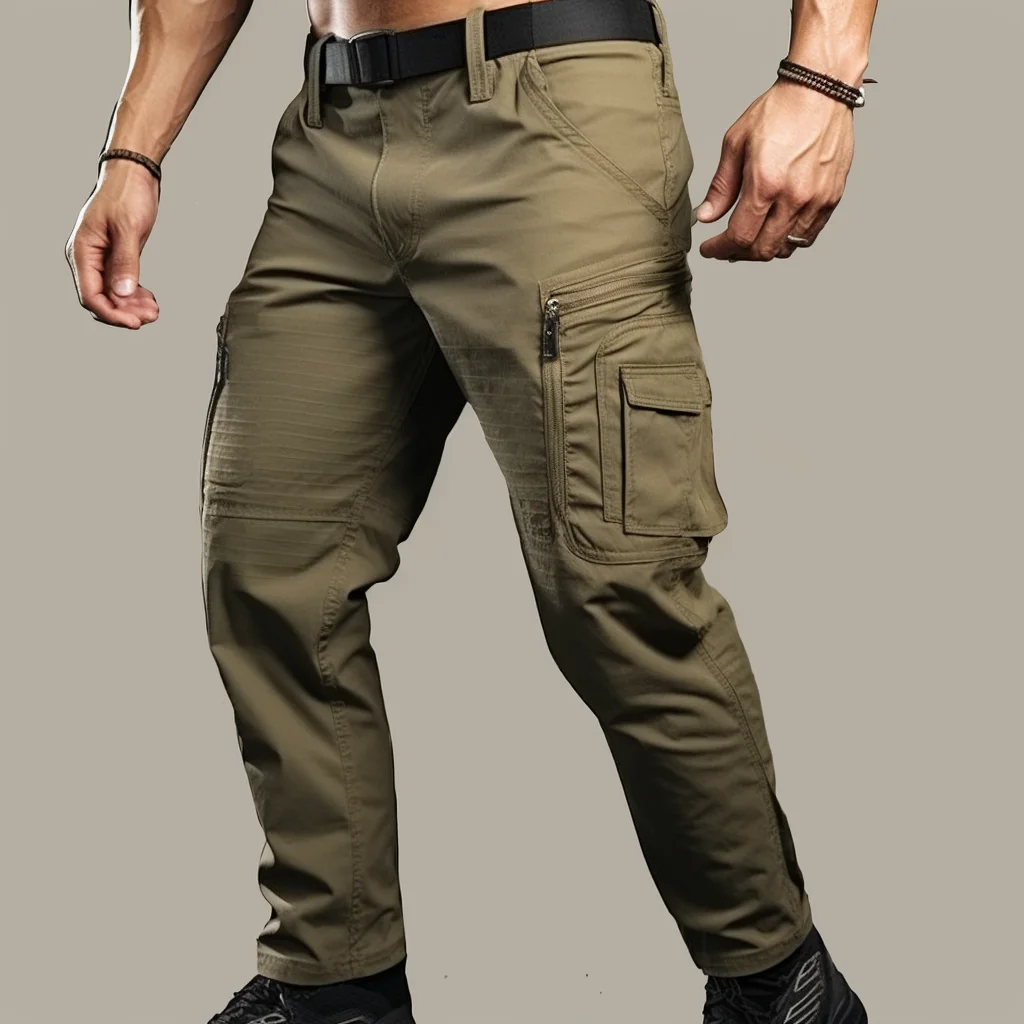 Petite Garment-Dyed Low-Slung Straight Cargo Pants