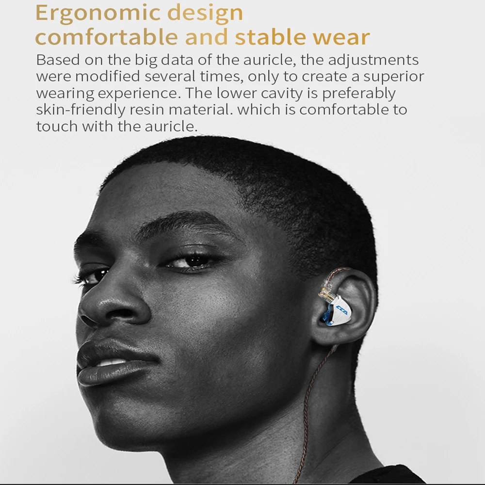 CCA C12 ̾ , 5BA + 1DD ̺긮 HiFi IEM ̾, 12 ̹    ׷  ̾, ǰ