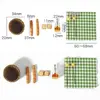 Mini Food For Doll 1 :6 /1: 12 Dollhouse Miniature Bread Basket Simulation Food Model Toys DollHouse Decor Scale Miniatures 6