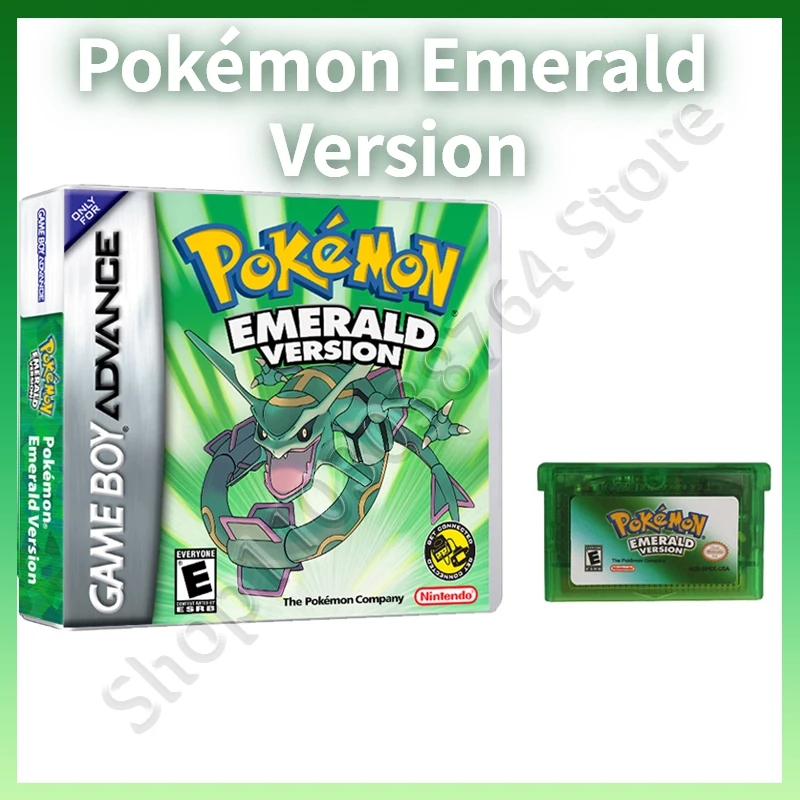 

Game Cartridges GBA Game Card Pokémon Children's Gift Toys Pokémon Emerald Version