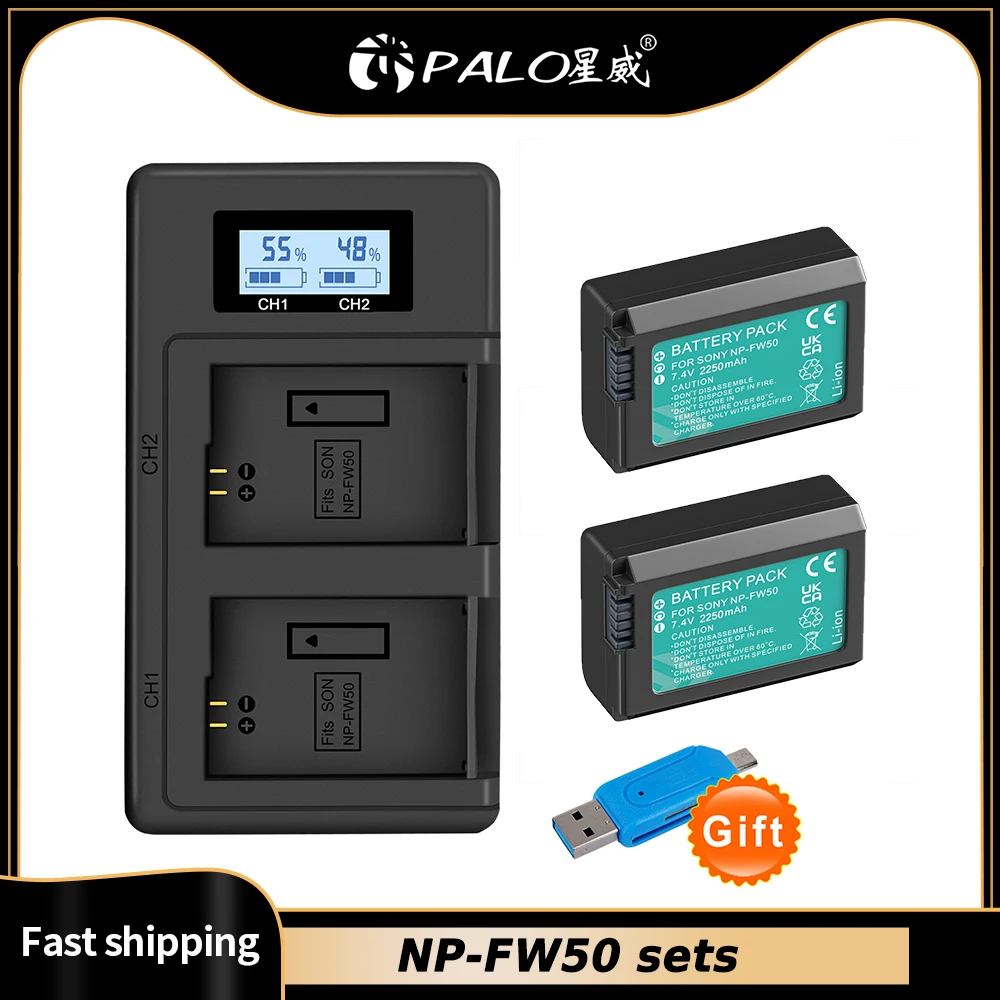 Patona Batteria NP-FW50 Compatibile per Sony A6000 A6300 A6500 A7s A7r