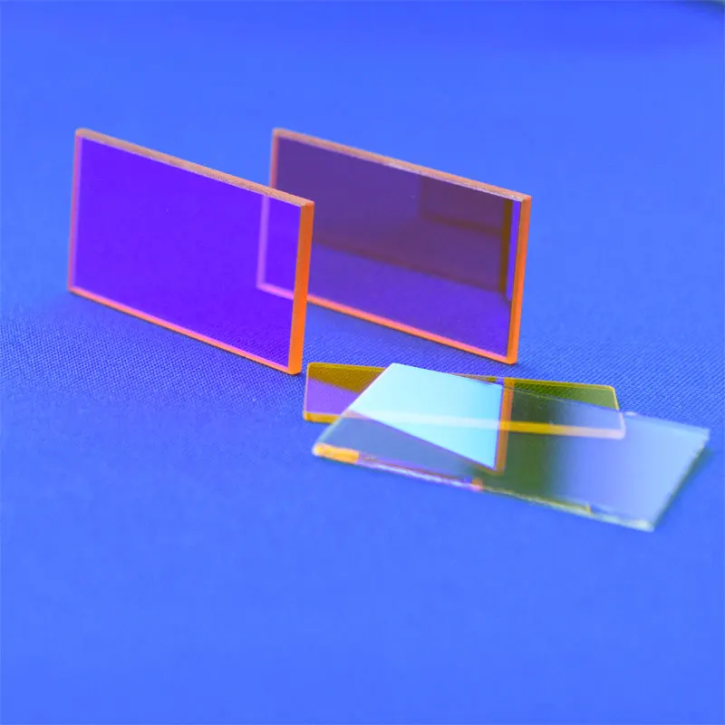 

45 Degree Dichroic Mirror Color Separation Plate Using 300-400nm High Reflection 95% 460-950 High Transmittance 98%