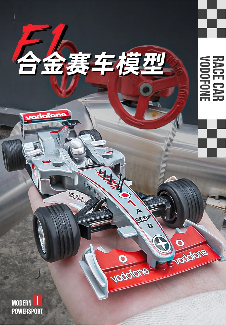 F1 Yarış Arabası 1:24 Ölçekli Model Araba
