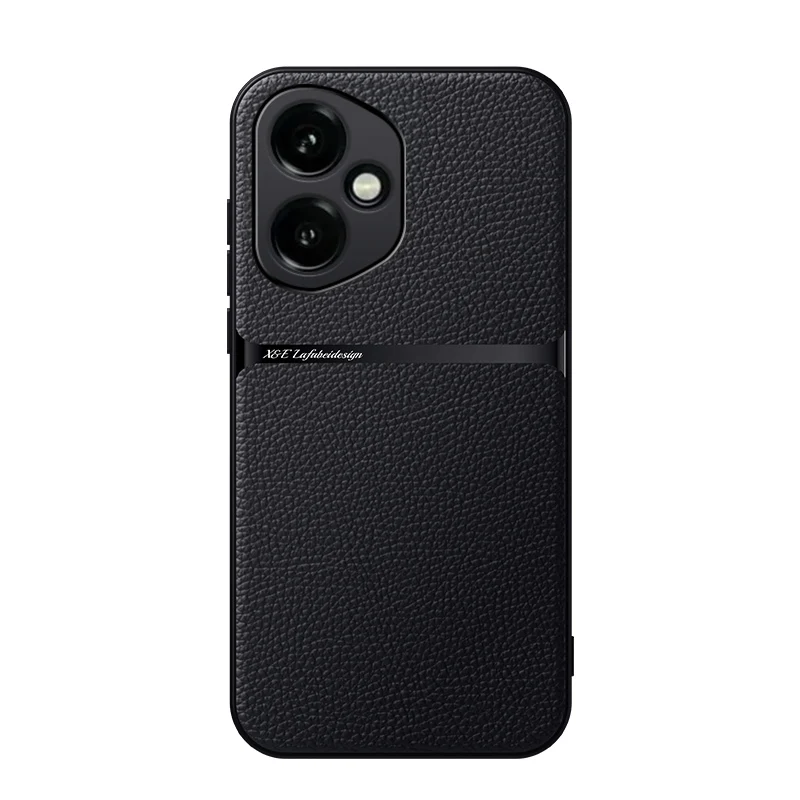 Ultra-Thin Magnetic PU Leather Phone Case with Drop-Proof Camera Protection